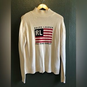 Ralph Lauren American flag sweater